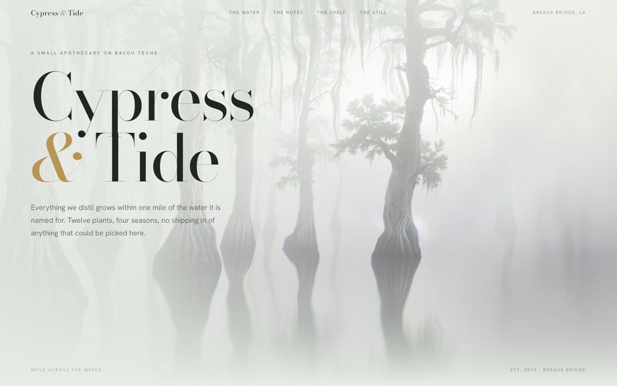 Cypress & Tide preview