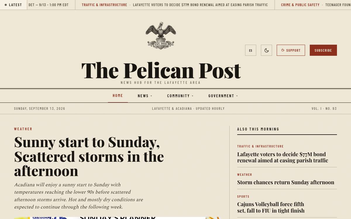 The Pelican Post preview